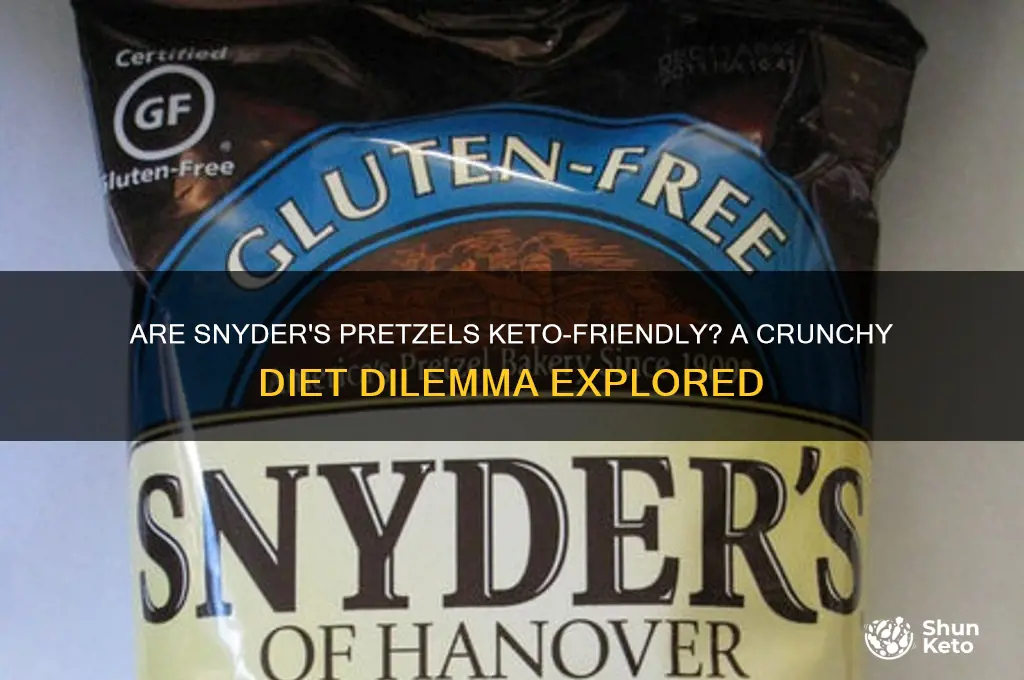 are snyders pretzels keto