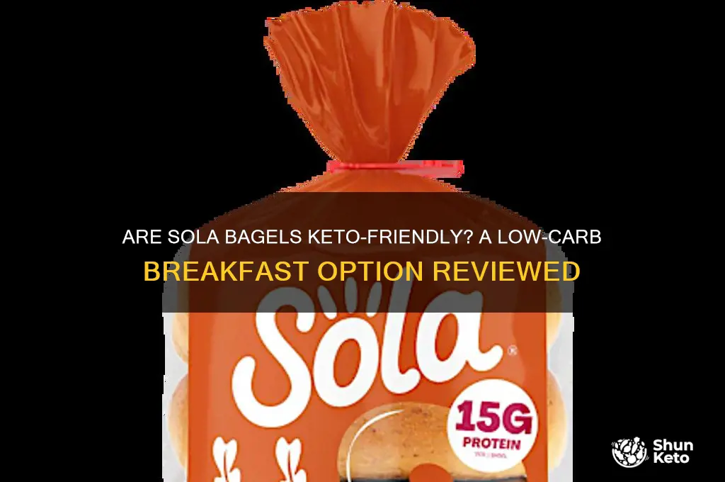 are sola bagels keto