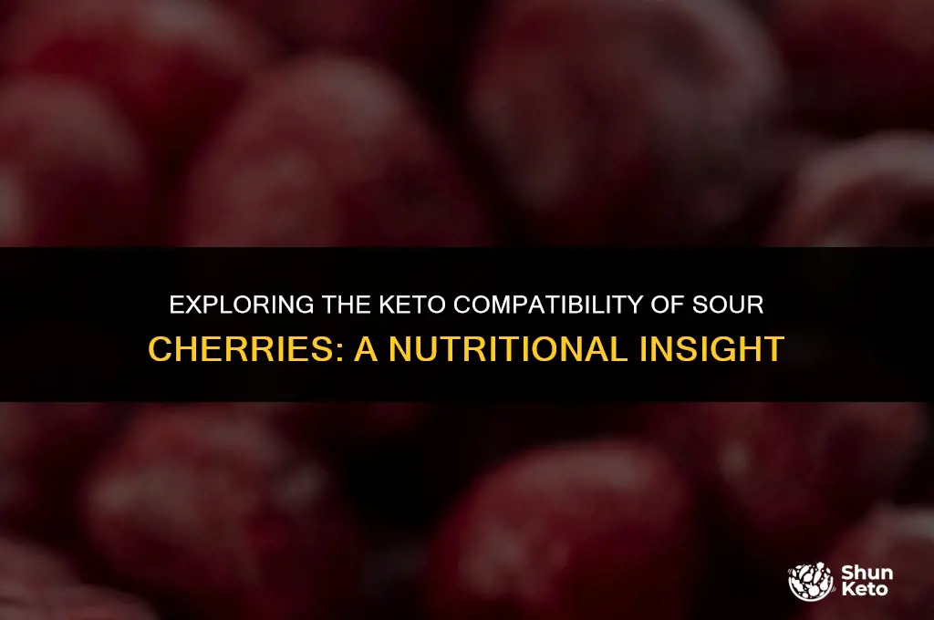 are sour cherries keto friendly