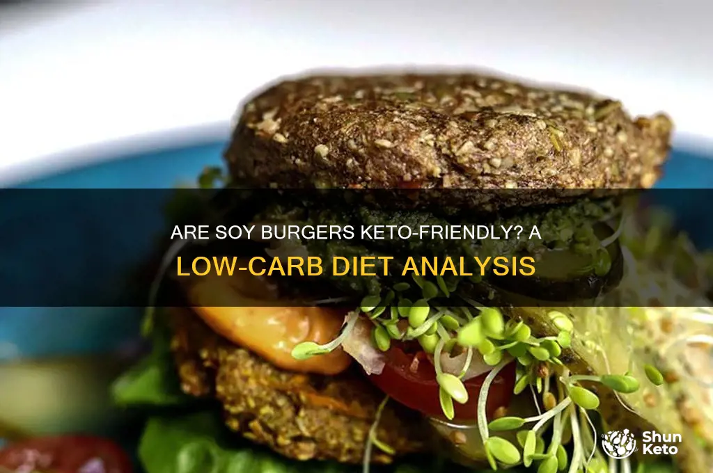 are soy burgers keto
