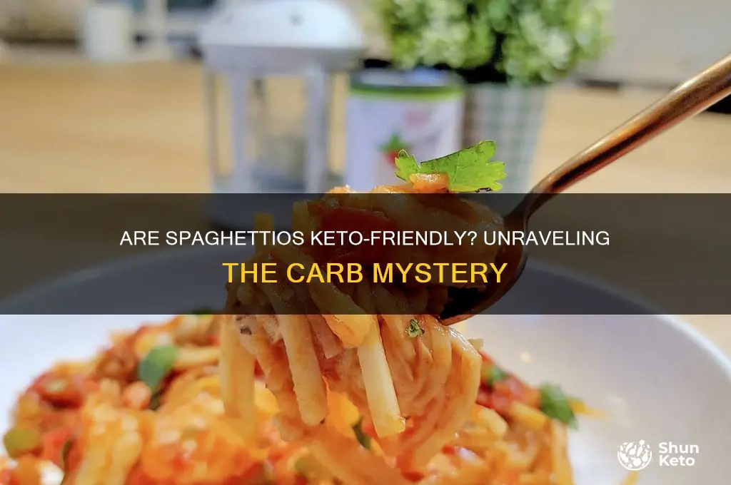 are spaghettios keto