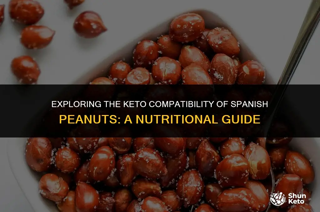 are spanish peanuts keto friendly