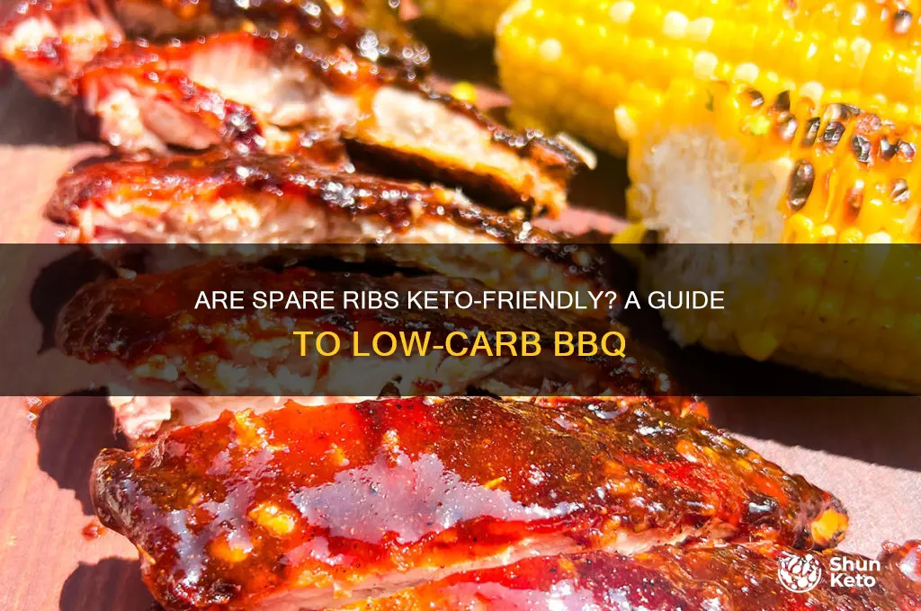 are spare ribs keto