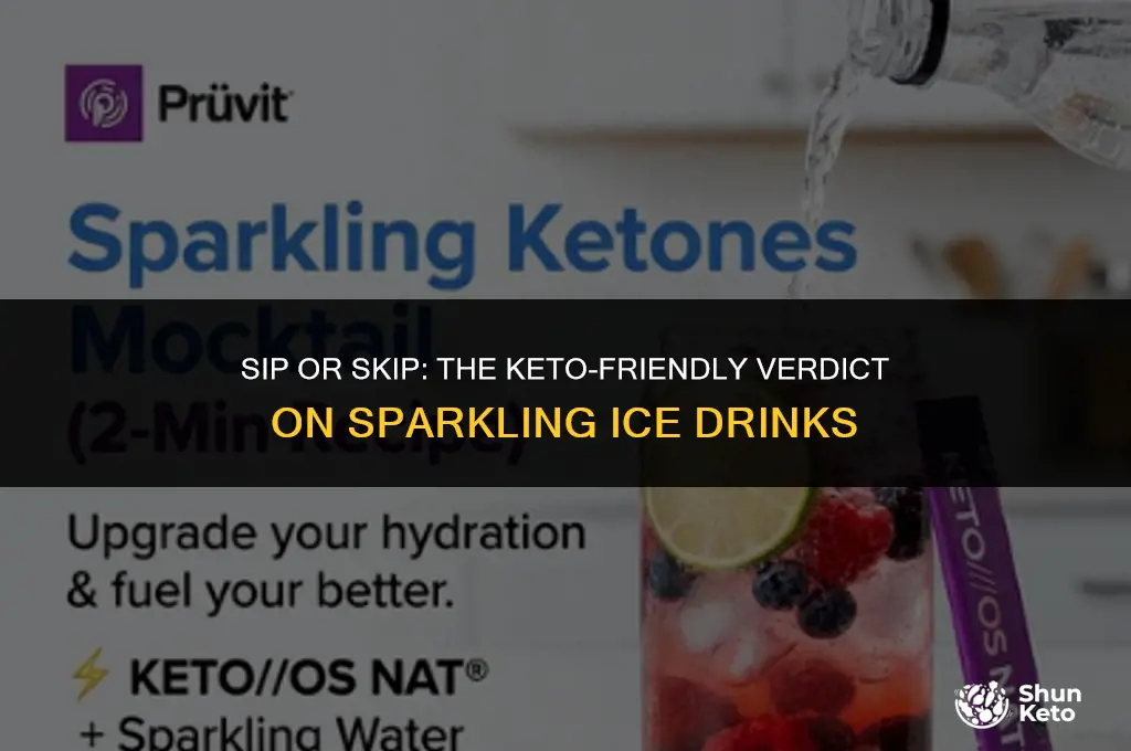 are sparkling ice drinks keto friendly