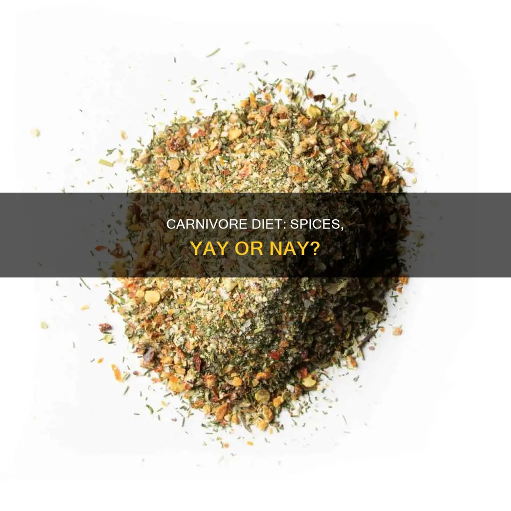 are spices ok on carnivore diet
