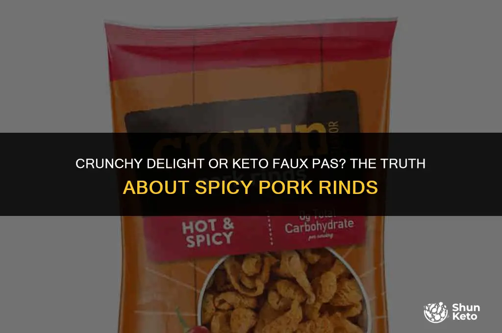 are spicy pork rinds keto friendly