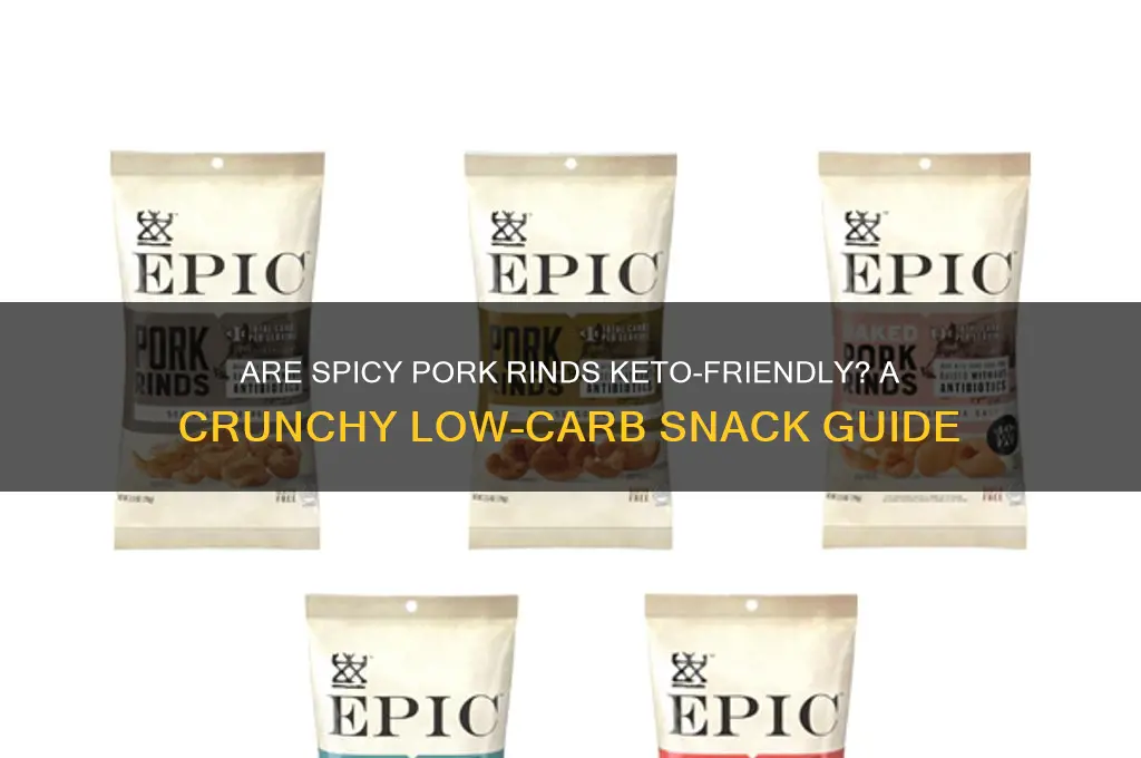 are spicy pork rinds keto