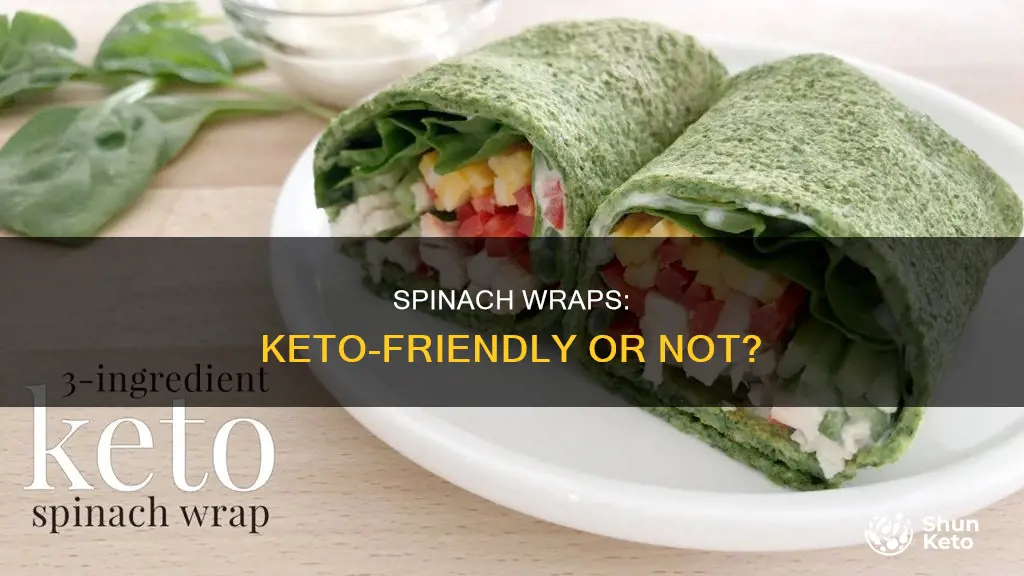 are spinach wraps keto approved