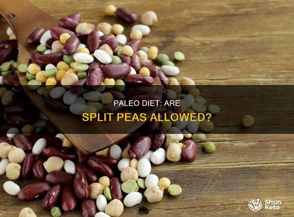 are split peas allowed on paeleo diet