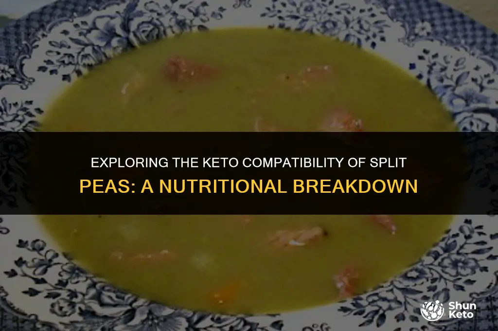 are split peas keto friendly