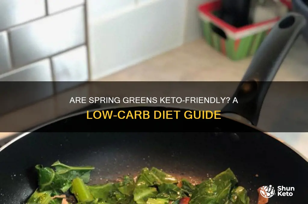 are spring greens keto