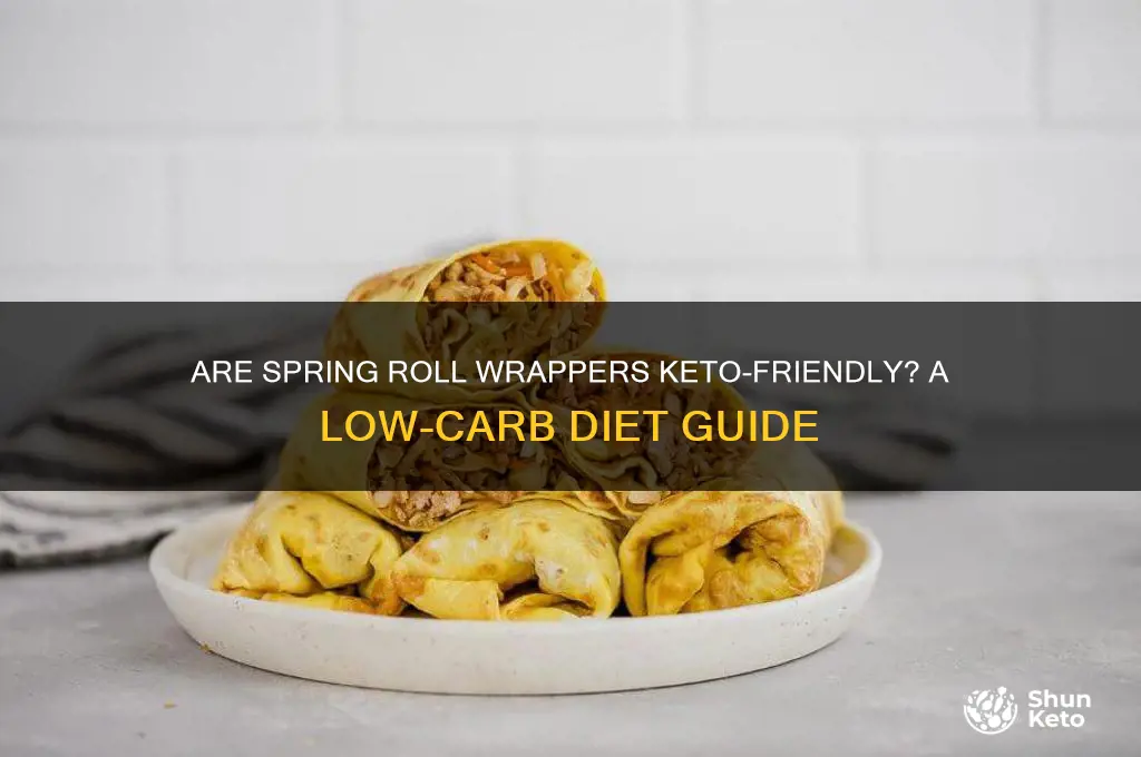 are spring roll wrappers keto