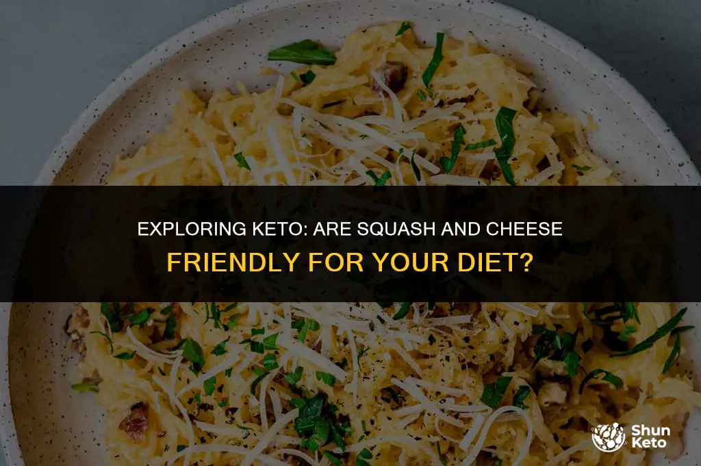 are squash and cheese keto friendly