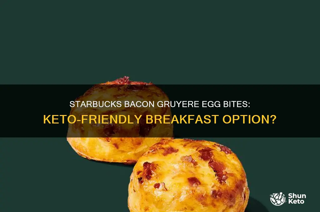 are starbucks bacon and gruyere egg bites keto