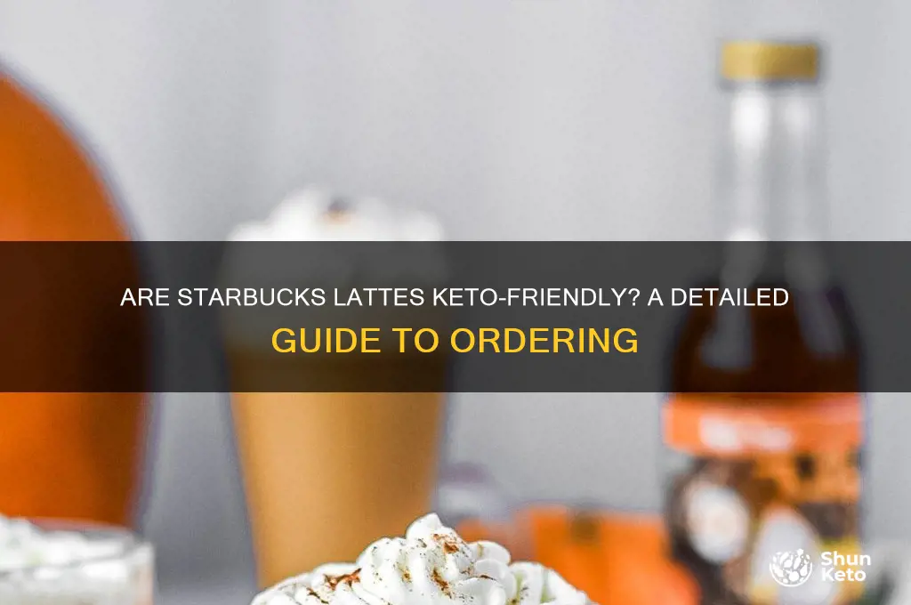 are starbucks lattes keto