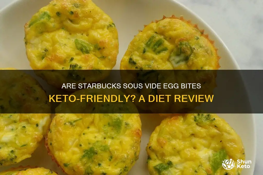 are starbucks sous vide egg bites keto