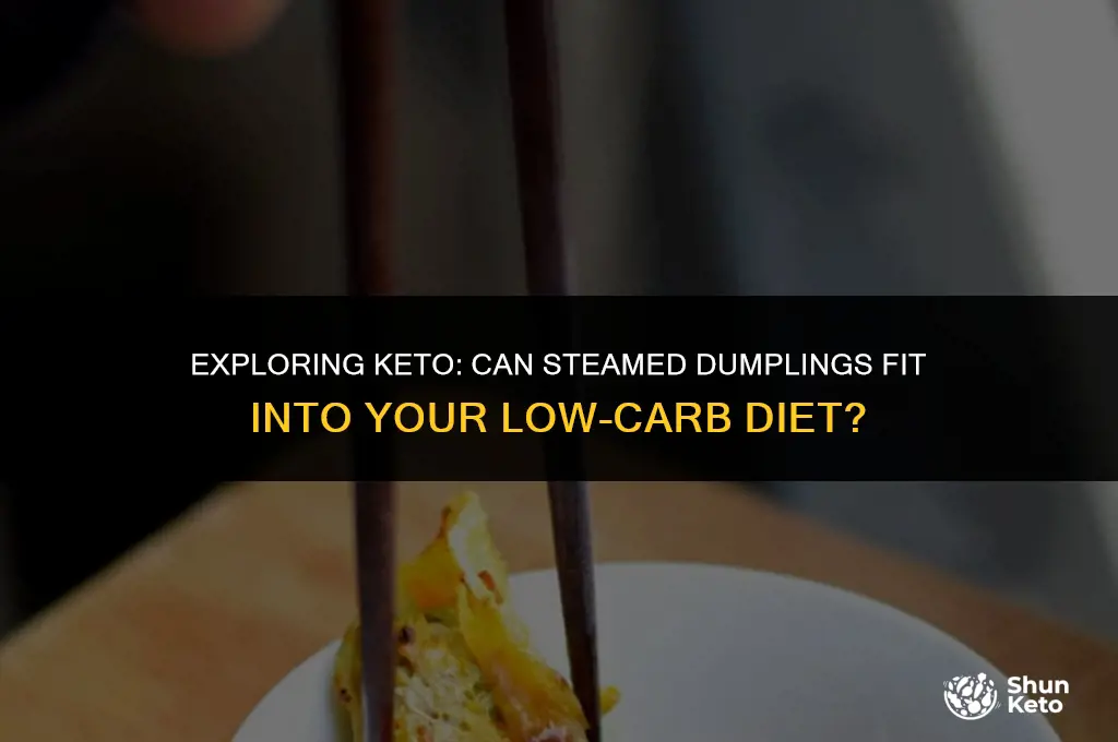 are steamed dumplings keto friendly