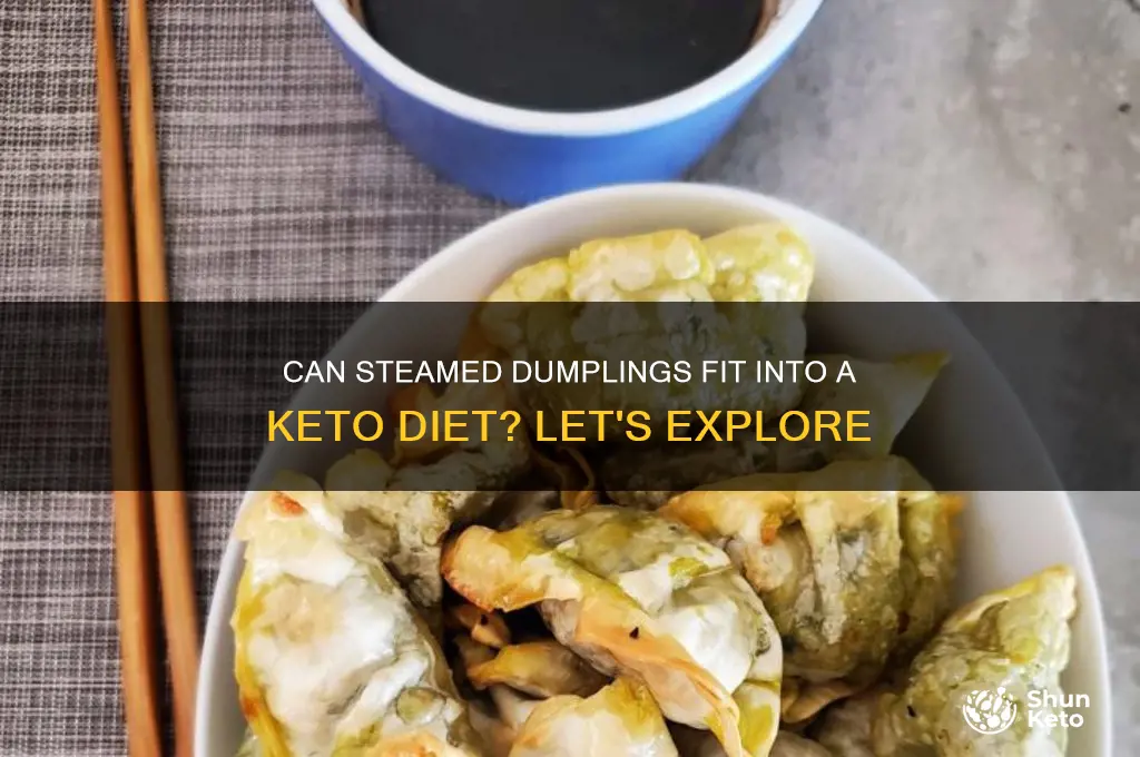 are steamed dumplings keto