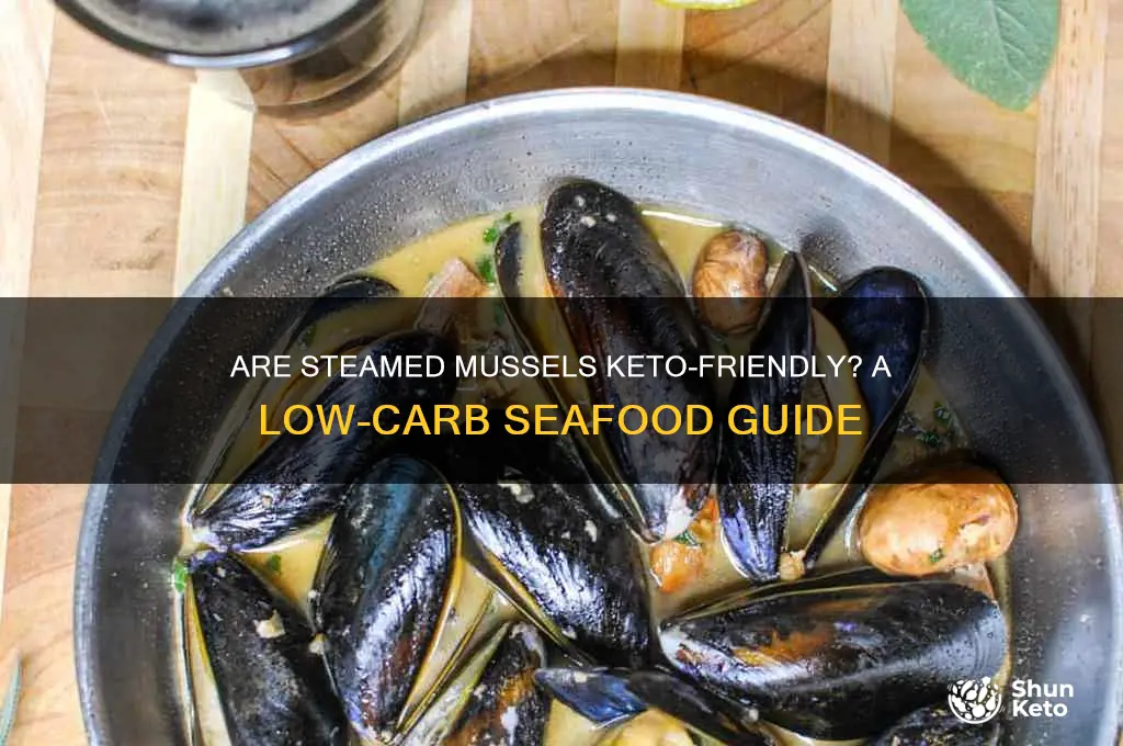 are steamed mussels keto