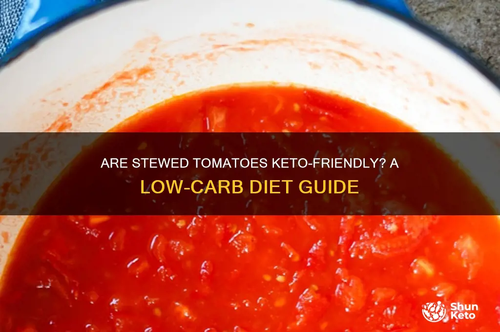 are stewed tomatoes keto
