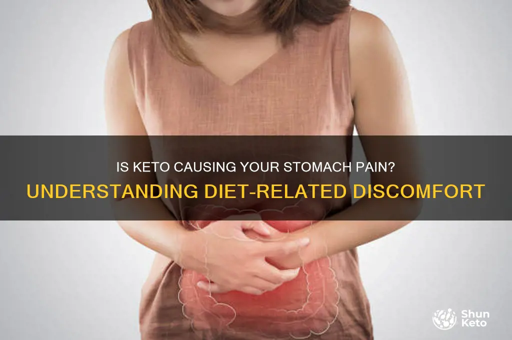 are stomach pains normal on keto
