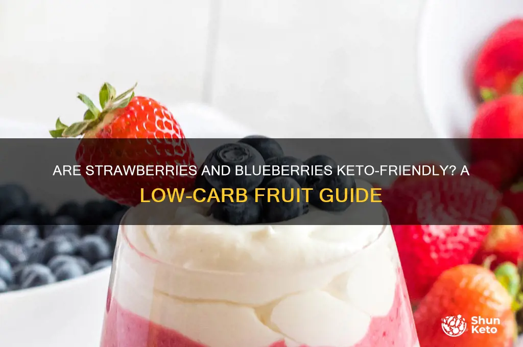 are strawberries and blueberries keto
