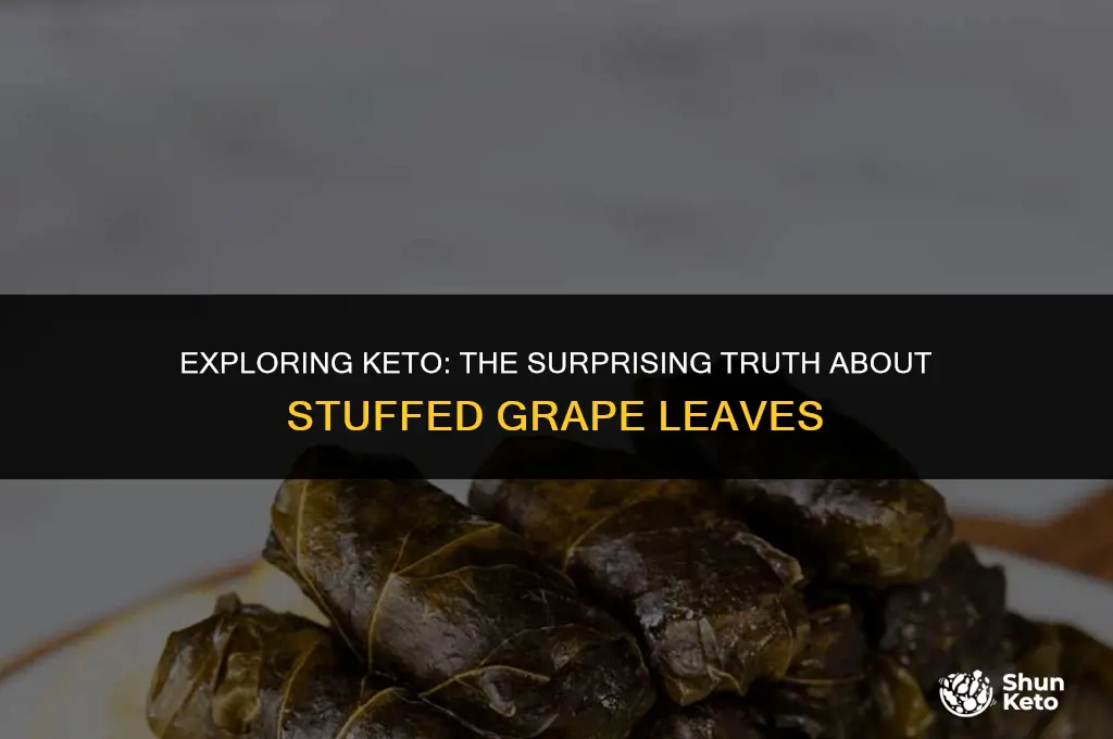 are stuffed grape leaves keto friendly