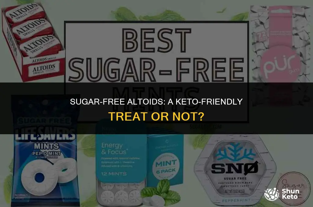 are sugar free altoids keto friendly