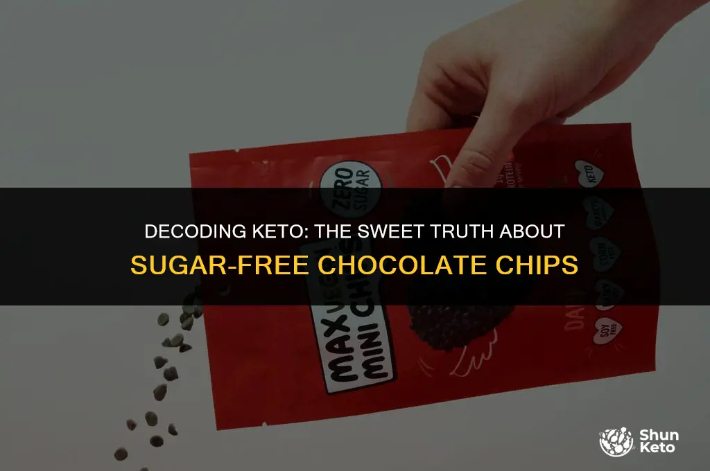 are sugar free chocolate chips keto friendly