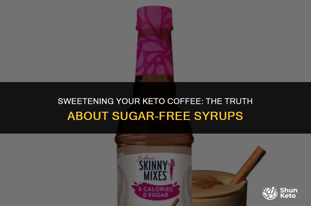 are sugar free coffee syrups keto friendly