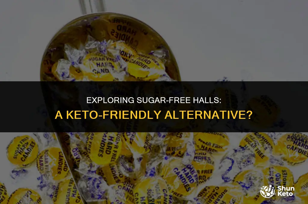 are sugar free halls keto friendly