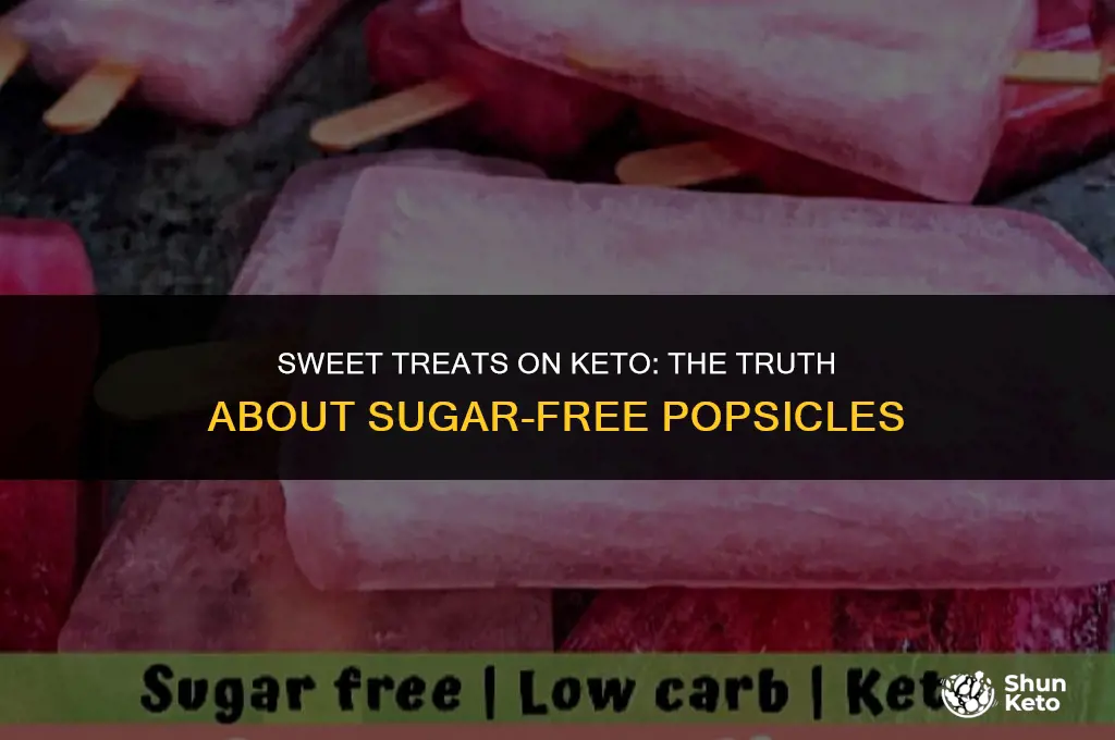 are sugar free popsicles keto friendly