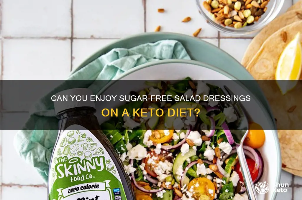 are sugar free salad dressings allowed on keto diet