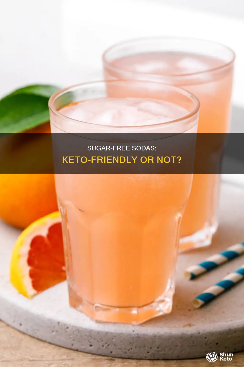 are sugar free sodas keto