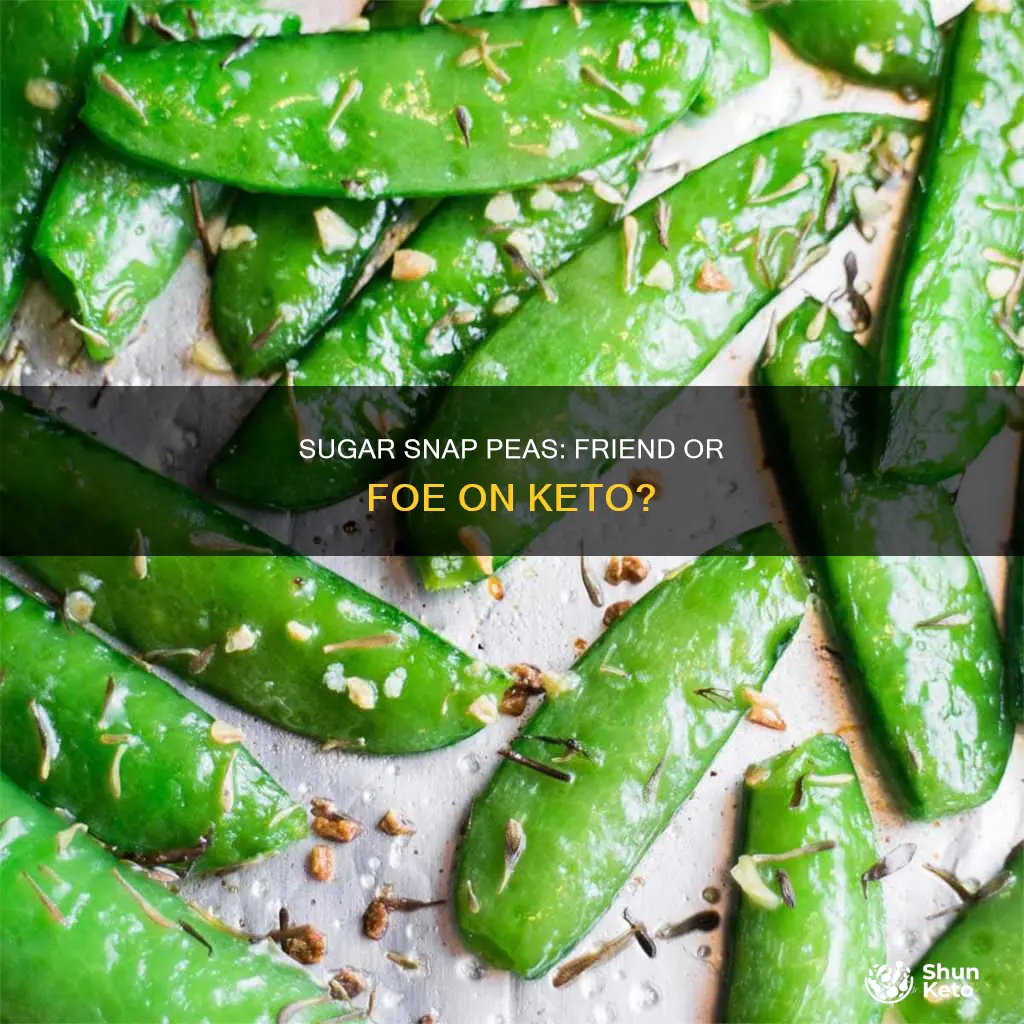 are sugar snap peas allowed on keto