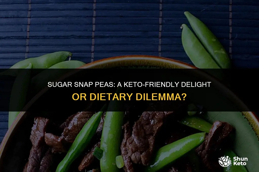 are sugar snap peas keto friendly
