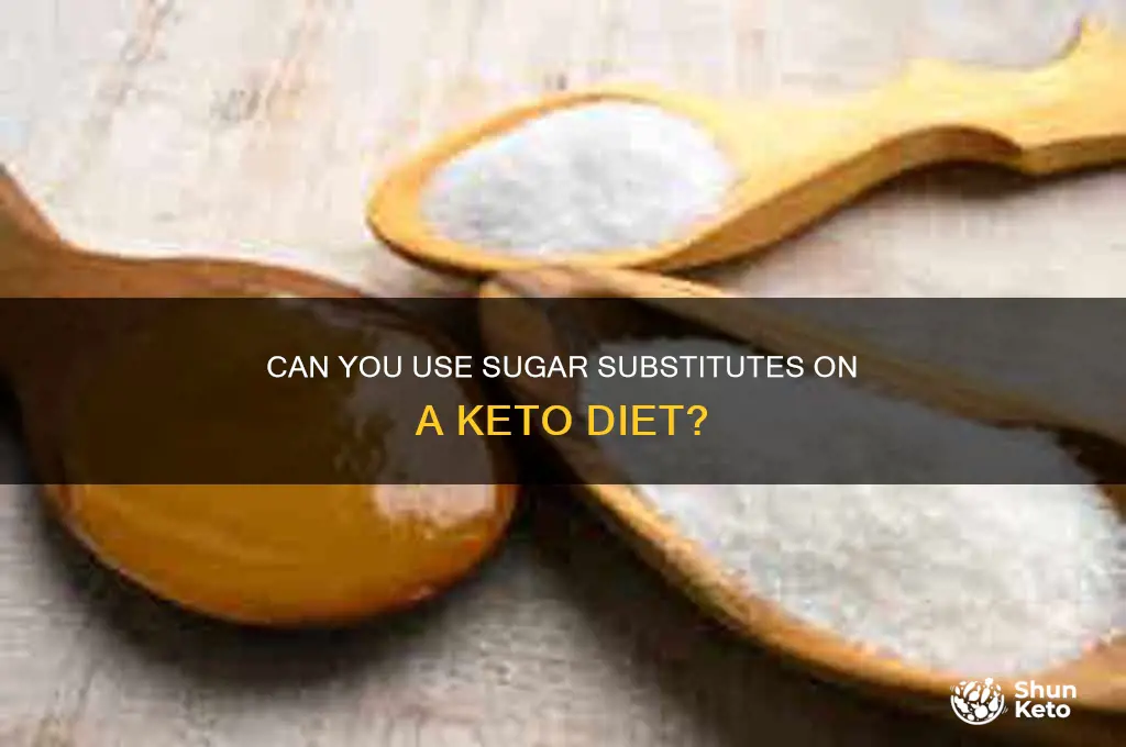 are sugar substitutes allowed on keto diet