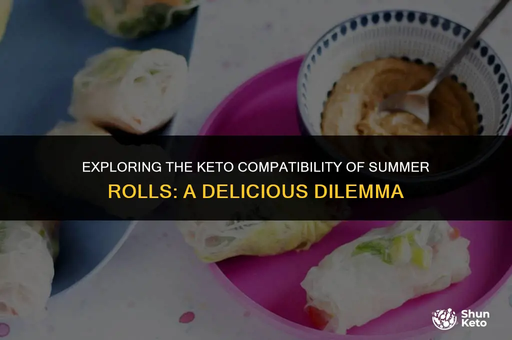 are summer rolls keto friendly