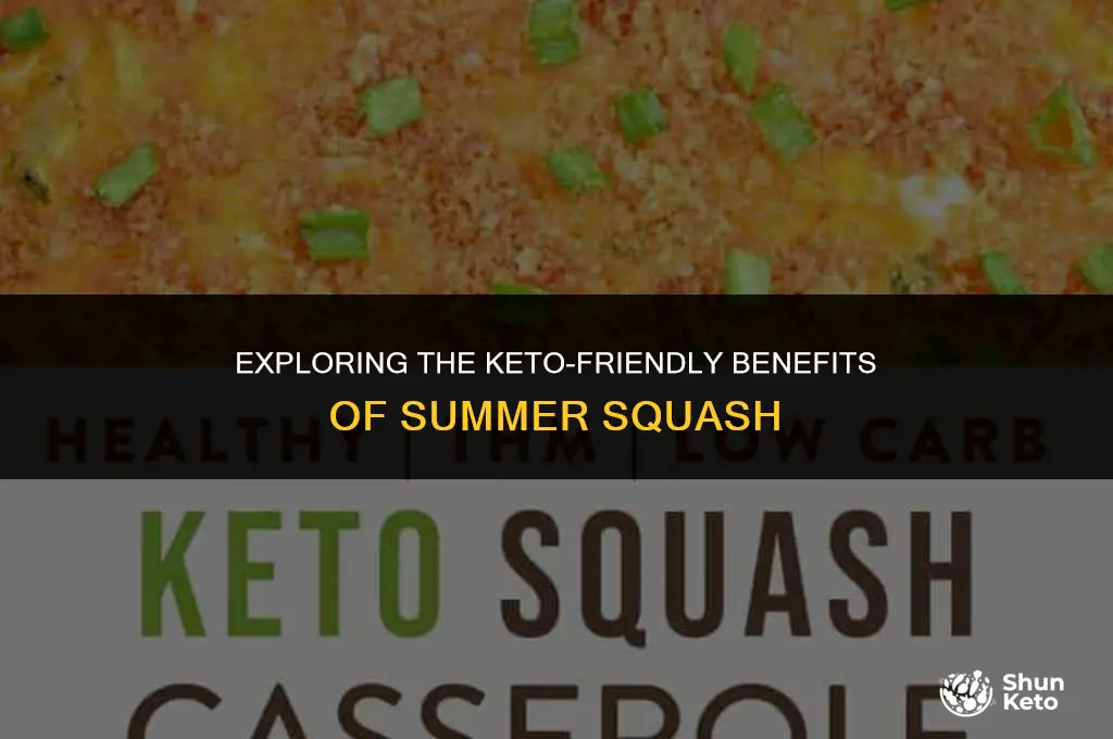 are summer squash keto friendly