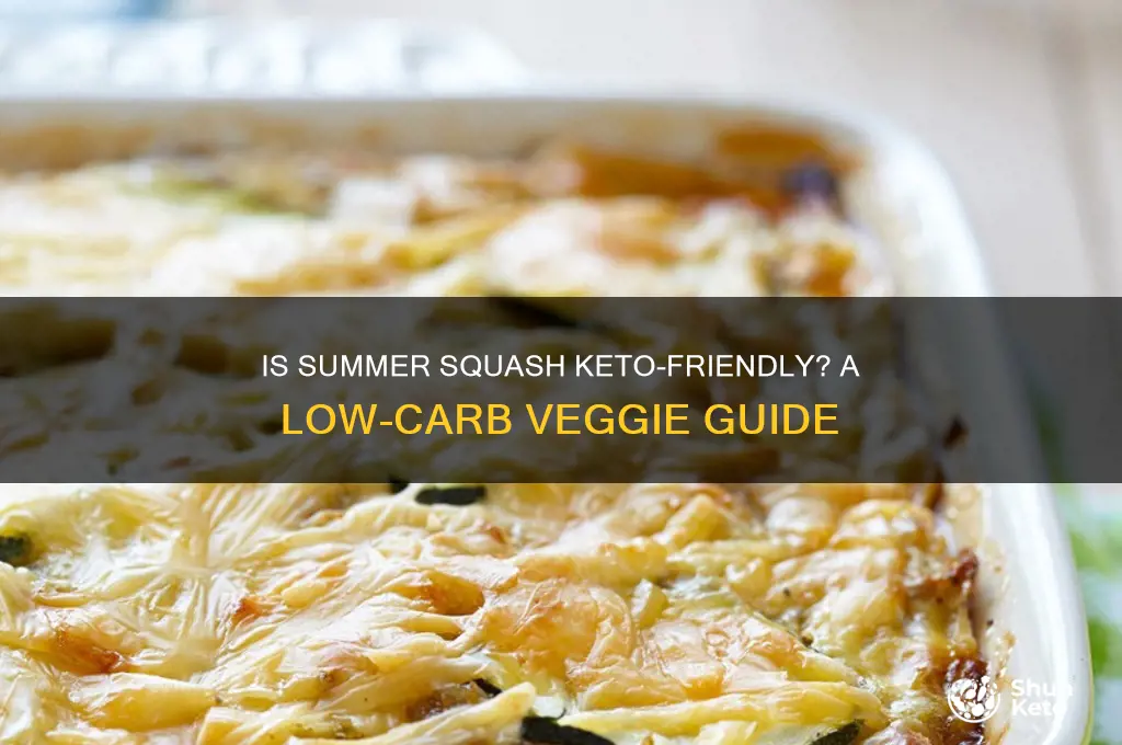 are summer squash keto