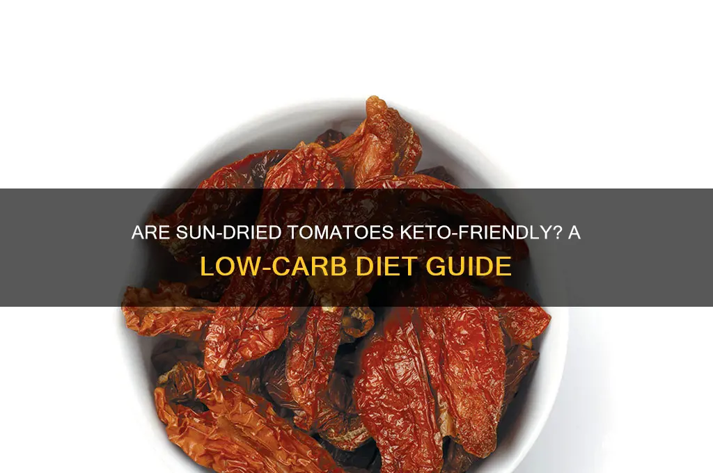 are sun dried tomatoes keto