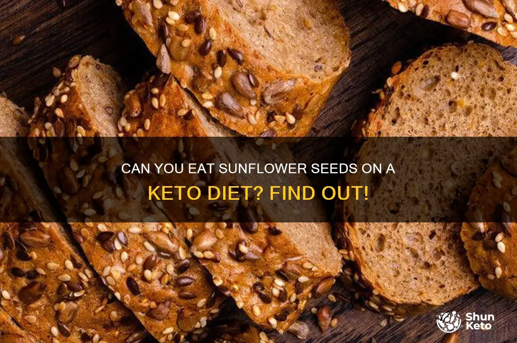 are sun flower seeds ok on keto diet