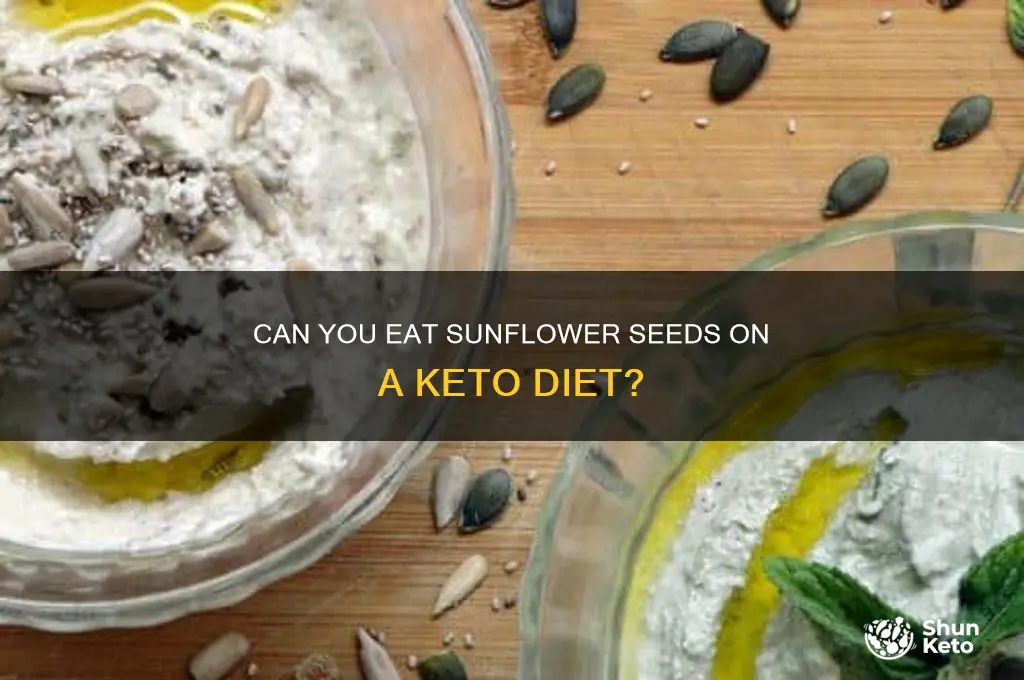 are sunflower seeds allowed on keto diet
