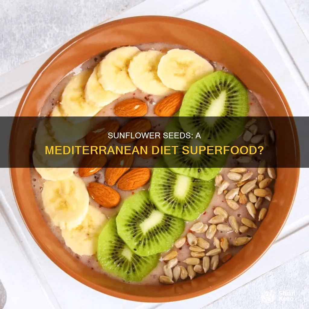 are sunflower seeds on mediterranean diet