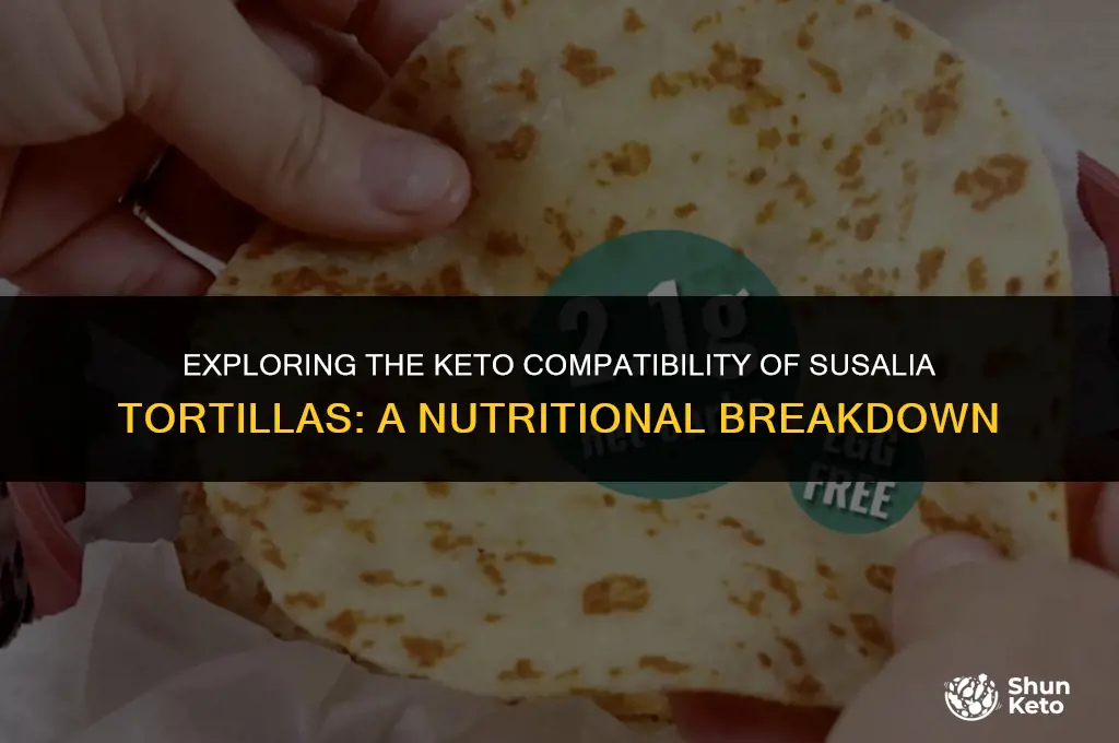 are susalia tortillas keto friendly