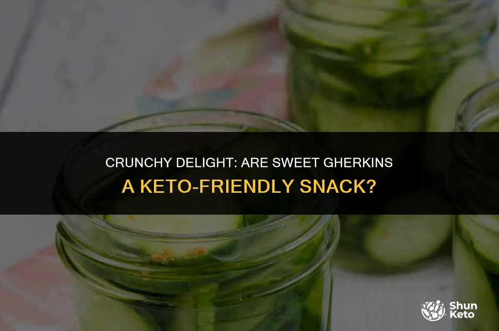 are sweet gherkins keto friendly