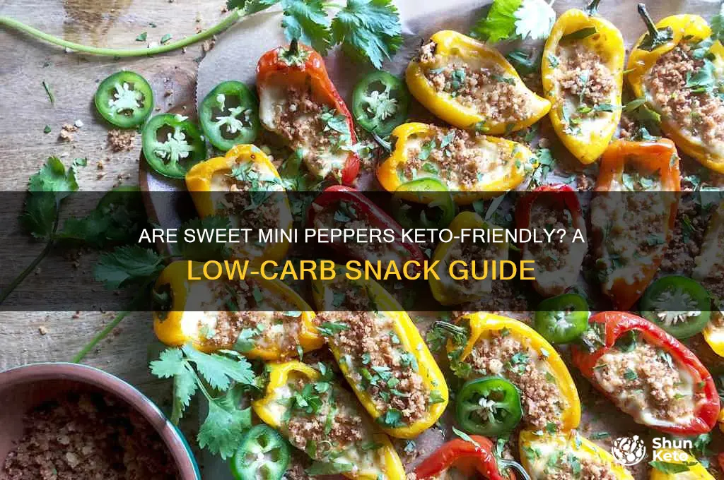 are sweet mini peppers keto