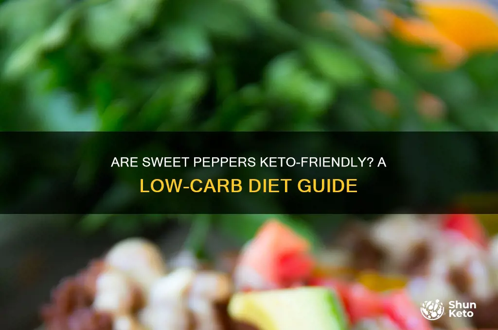 are sweet pepers keto