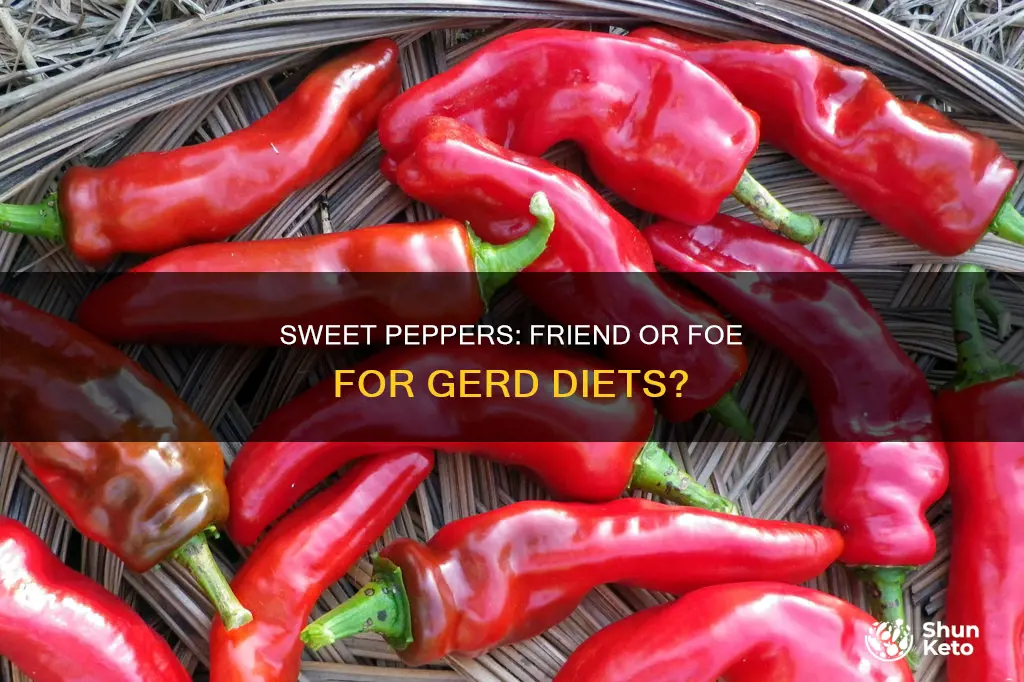 are sweet peppers ok for gerd diet