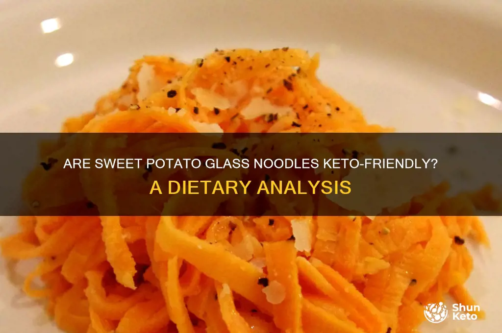 are sweet potato glass noodles keto